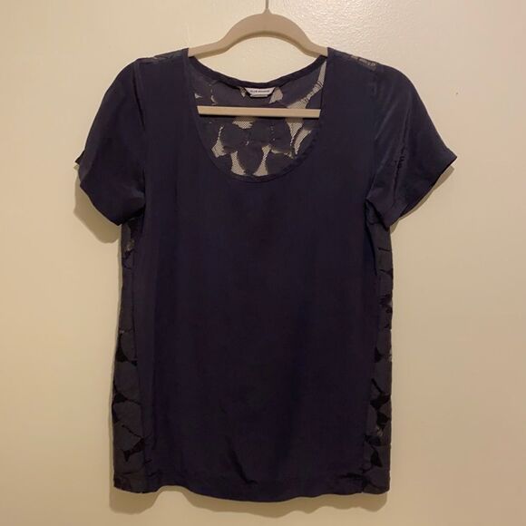 CLUB Monaco gray silk blouse. Size S. - Picture 2 of 10